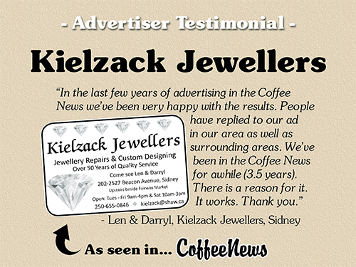 Kielzack Jewellers testimonial in Coffee News