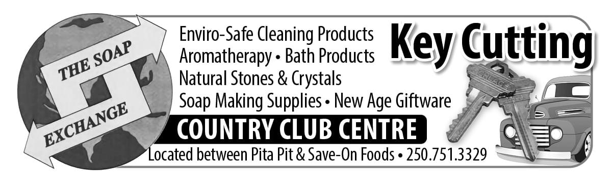 The Soap Exchange Nanaimo Ad in Coffee News 