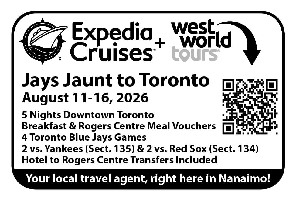 Expedia Cruises Parksville Nanaimo Duncan BC 2026 Ad in Coffee News