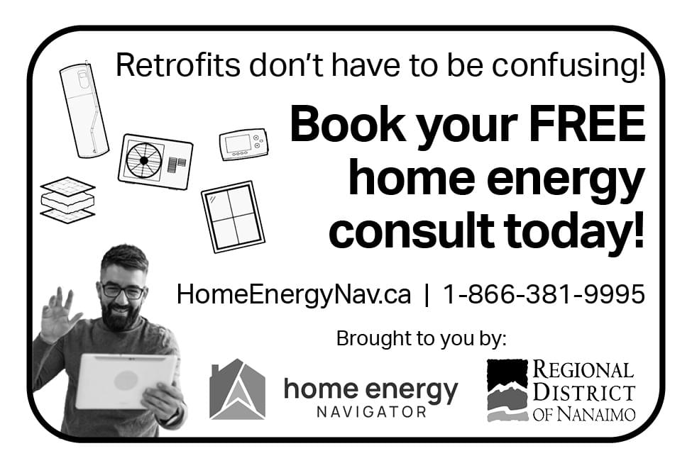 Book your free home energy consult today BC Ad in Coffee News Vancouver Island BC