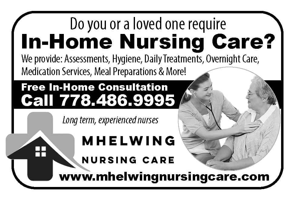 mhelwing nursing care Ad in Coffee News