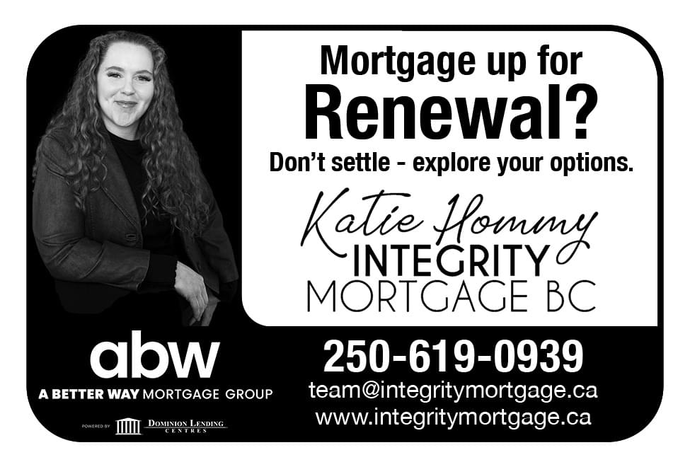 Katie Hommy Mortgage Broker Nanaimo BC ad in Coffee News