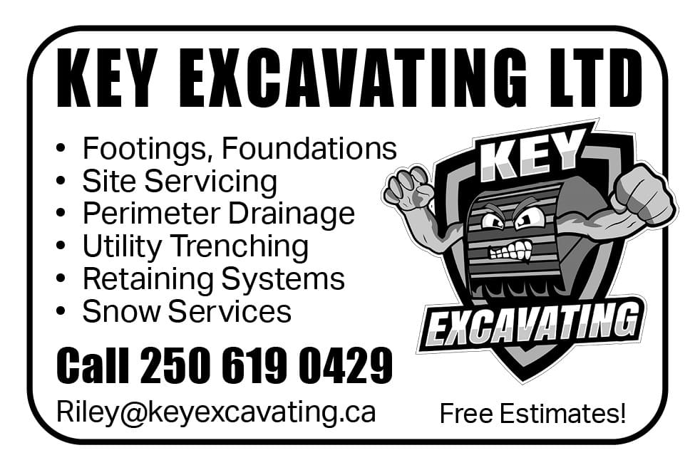 Key Excavating Ltd Nanaimo BC ad in Coffee News