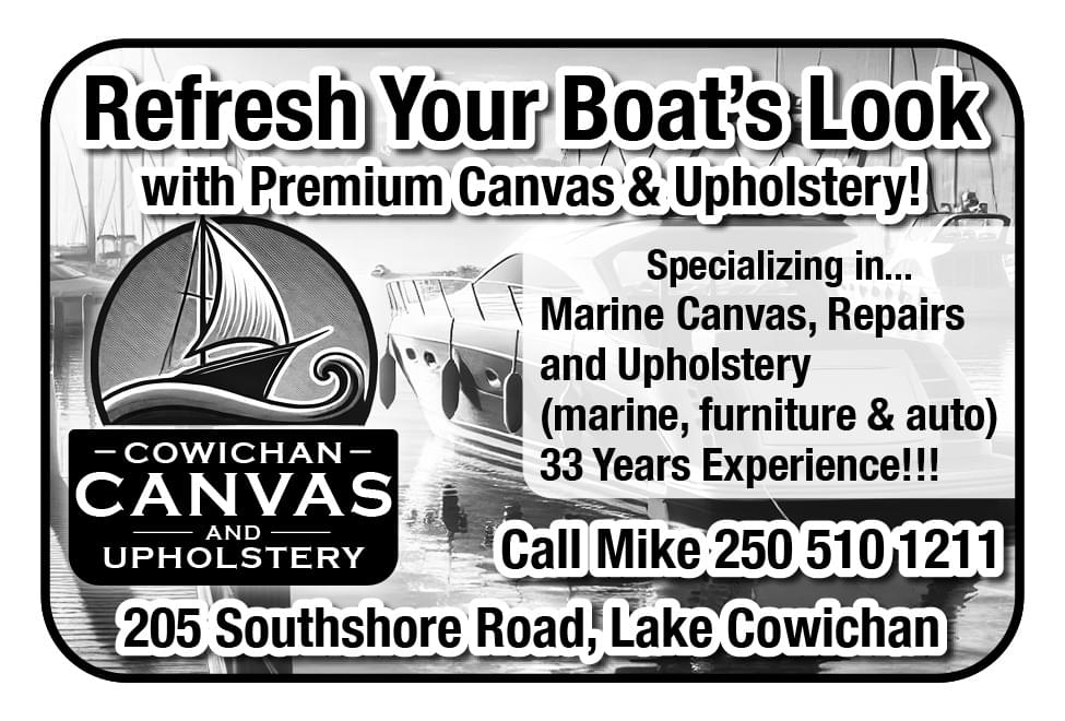 Cowichan Canvas and UpholsteryAd in Coffee News