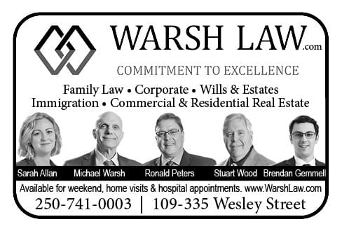 Warsh Law Ad in Coffee News