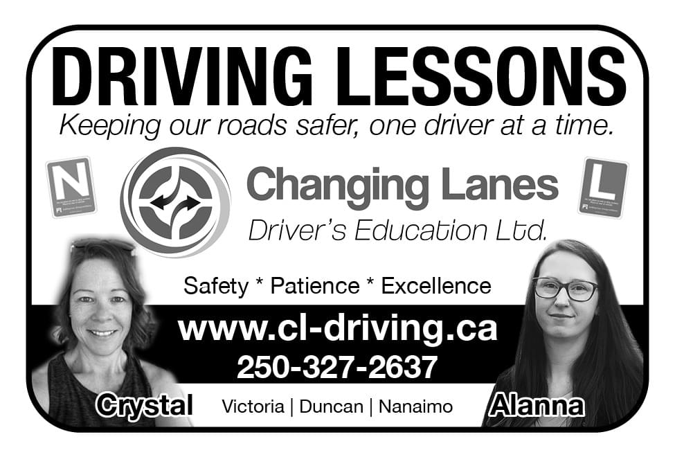 Changing Lanes Driving Education ad in Coffee News