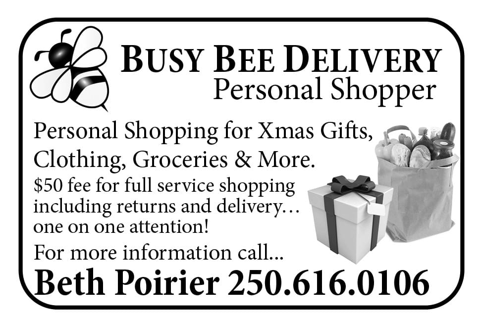 Busy Bee Delivery Ad in Coffee News