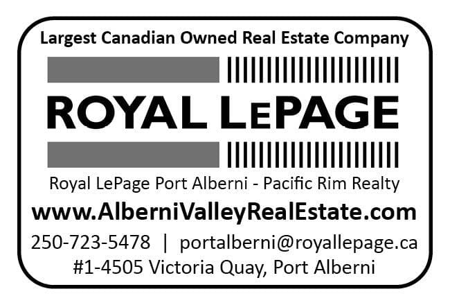 Royal LePage Port Alberni Ad in Coffee News