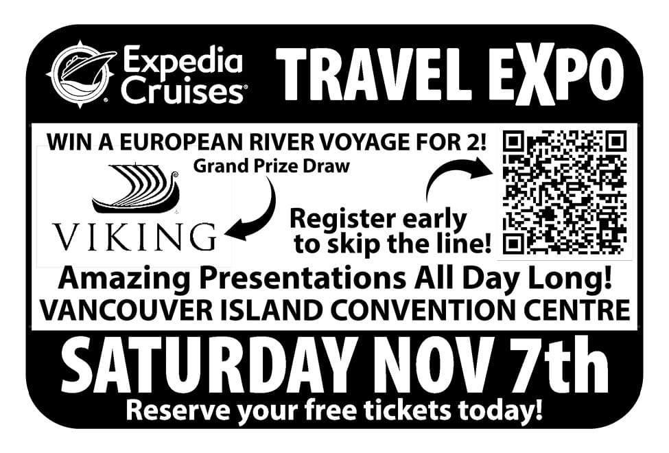 Expedia Cruises Parksville Nanaimo Duncan BC 2026 Ad in Coffee News