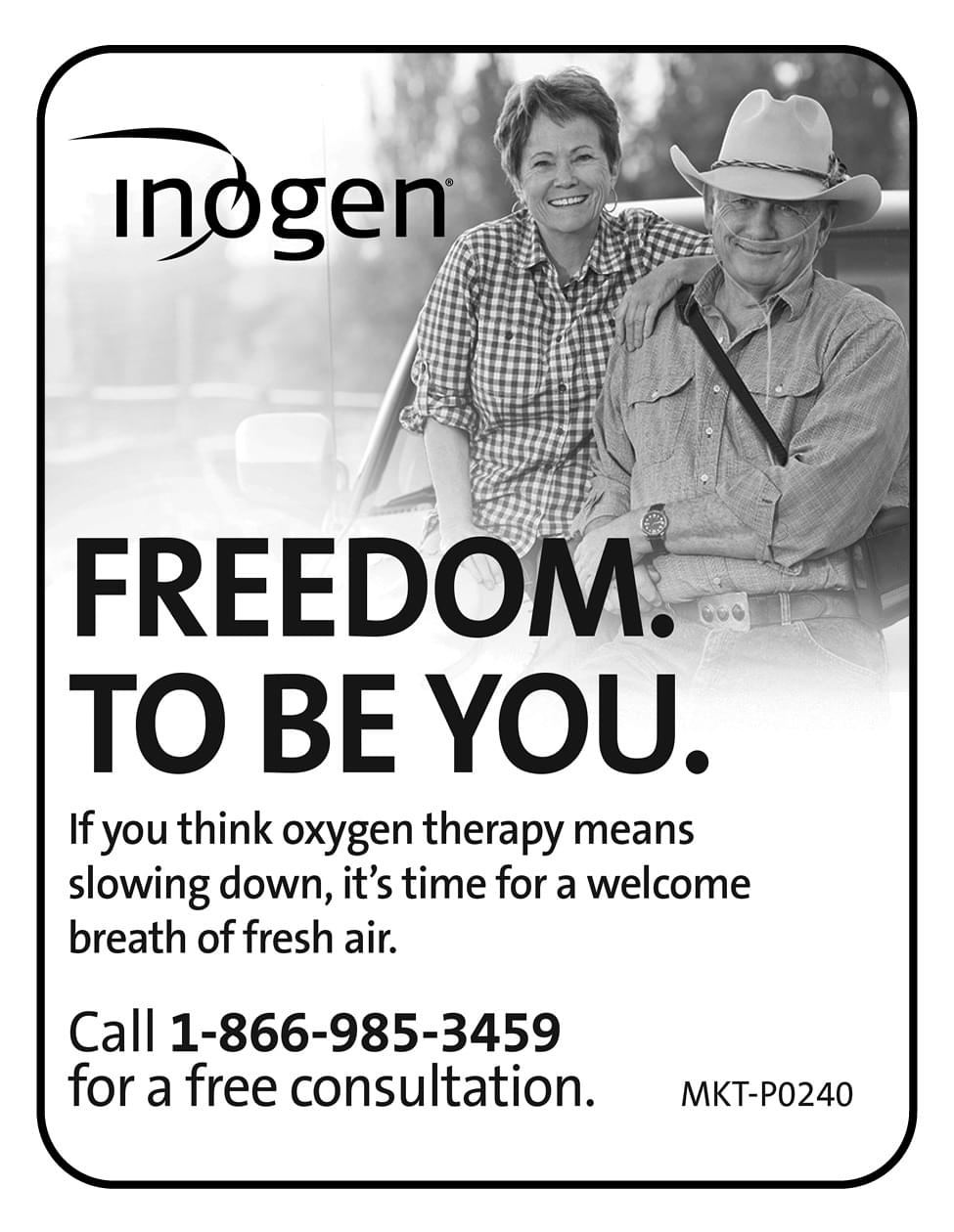 Inogen Oxygen Ad in Coffee News