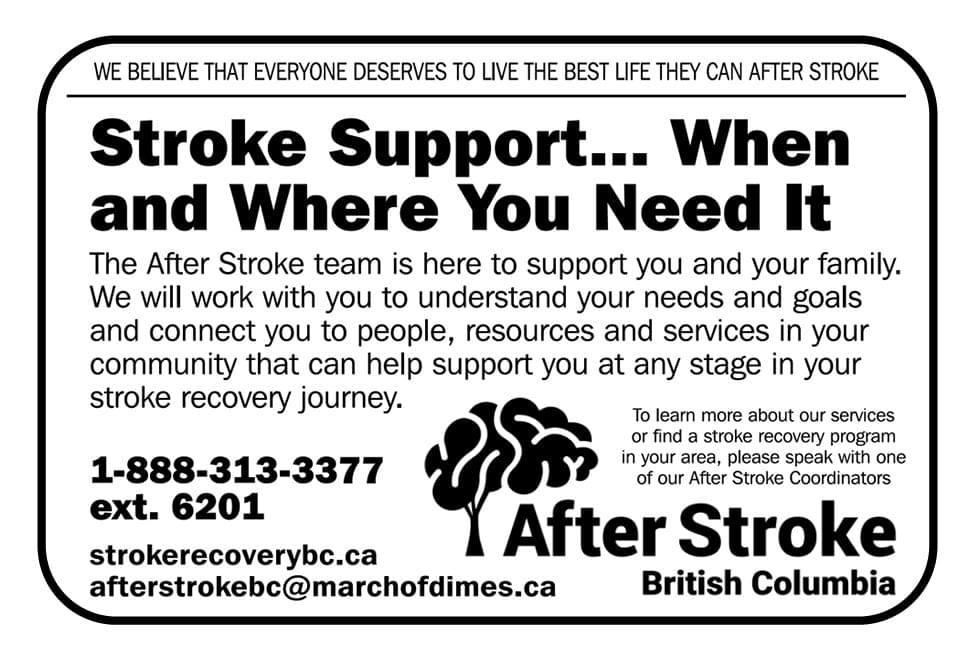 After Stroke Ad in Coffee News