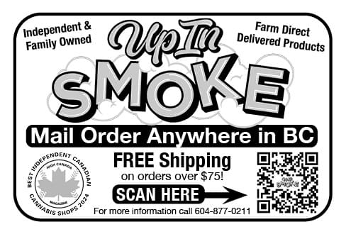 Up in Smoke Ad in Coffee News