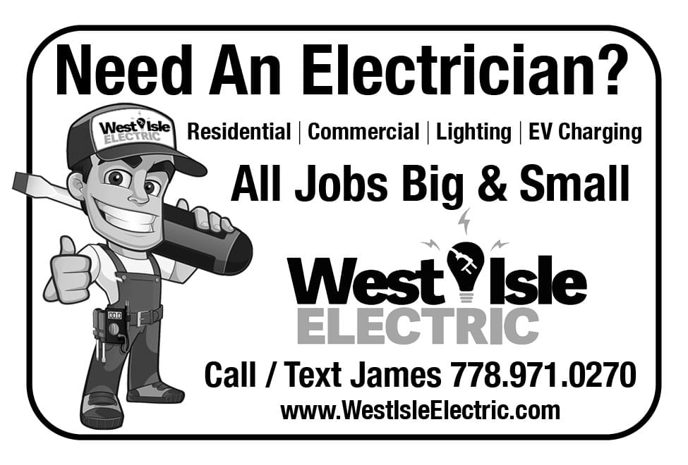 West Isle Electric Ad in Coffee News