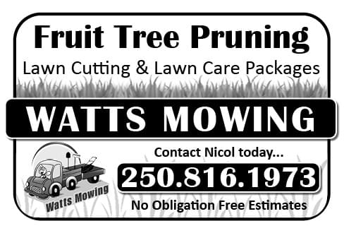 Watts Mowing Ad in Coffee News