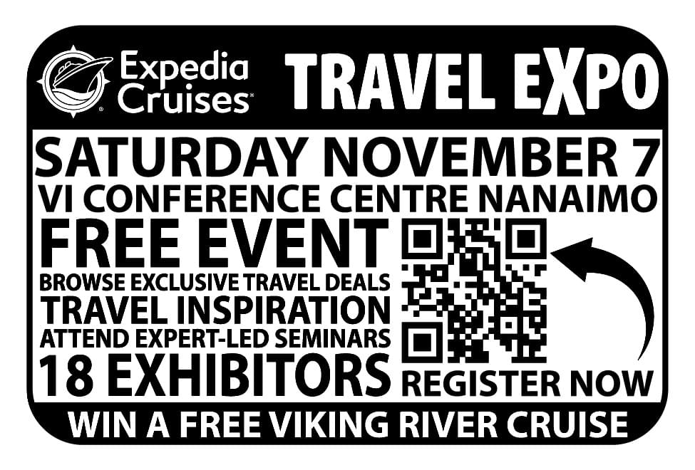 Expedia Cruises Parksville Nanaimo Duncan BC 2026 Ad in Coffee News