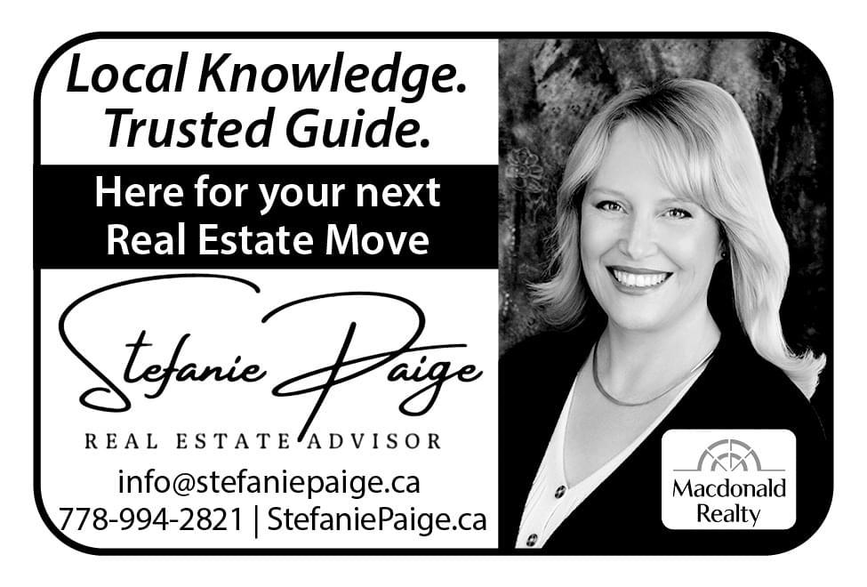 Stefanie Paige Real Estate Advisor Victoria BC Ad in Coffee News