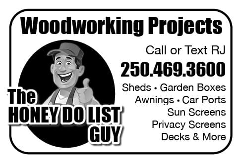 The Honey Do List Guy ad in Coffee News