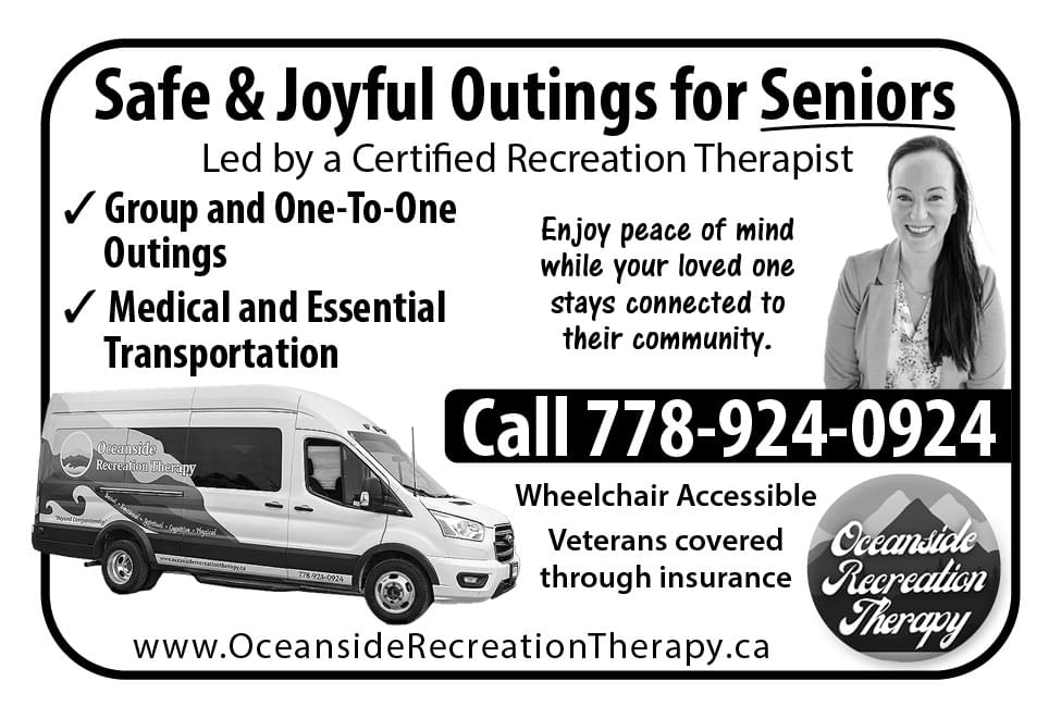 Oceanside Recreation Therapy Parksville Qualicum BCAd in Coffee News 