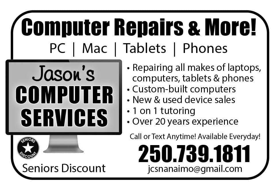 Jason's Computer Services ad in Coffee News