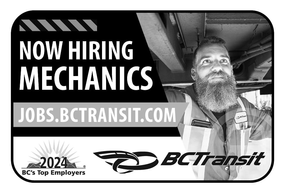 BC Transit Ad in Coffee News