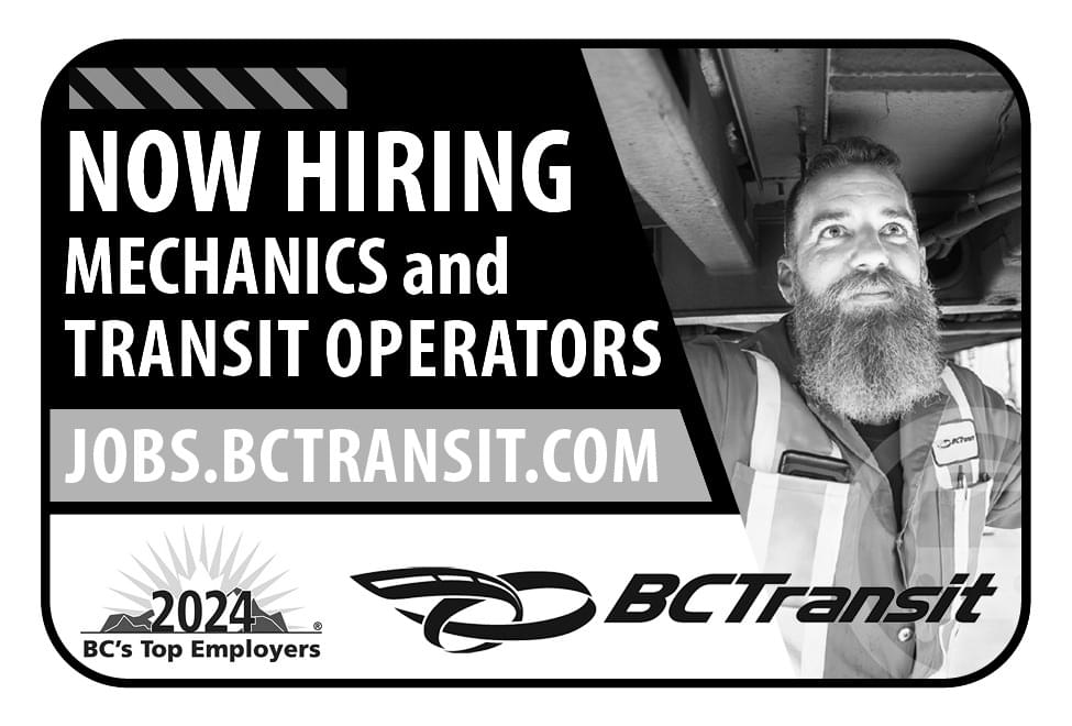 BC Transit Ad in Coffee News