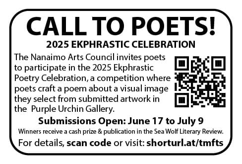 Call to Poets Nanaimo BC ad in Coffee News