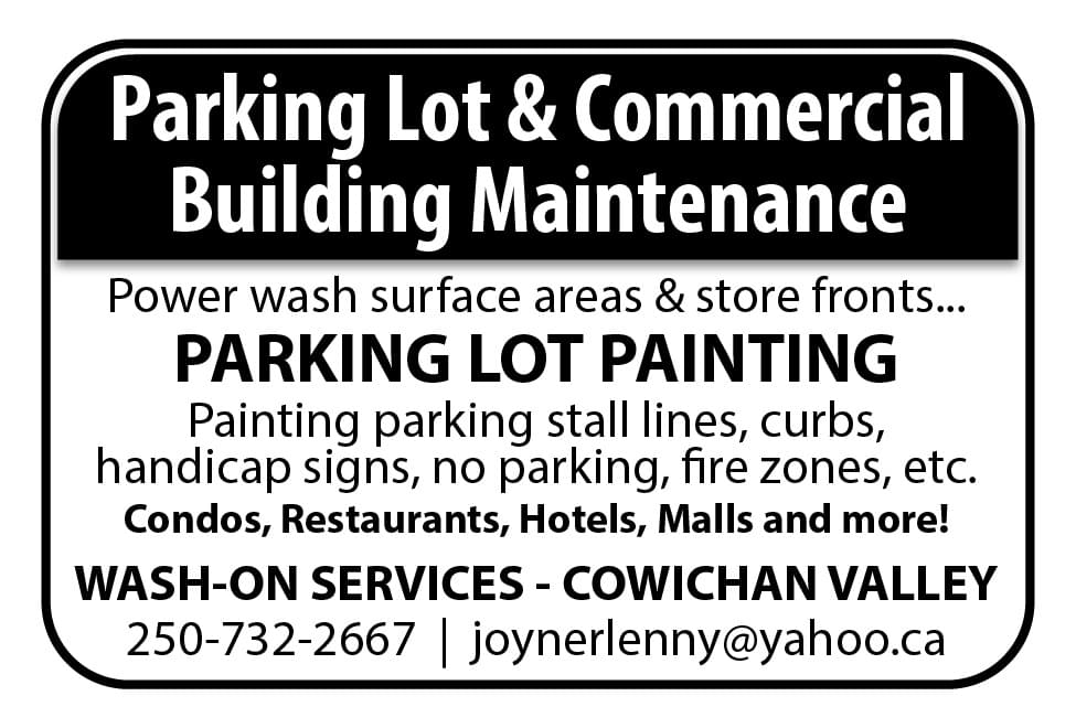 Parking lot painting Ad in Coffee News