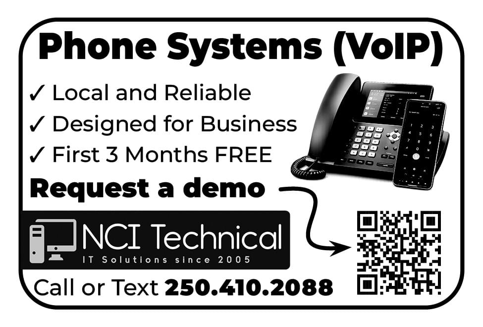 NCI Technical Phone Systems Ad in Coffee News