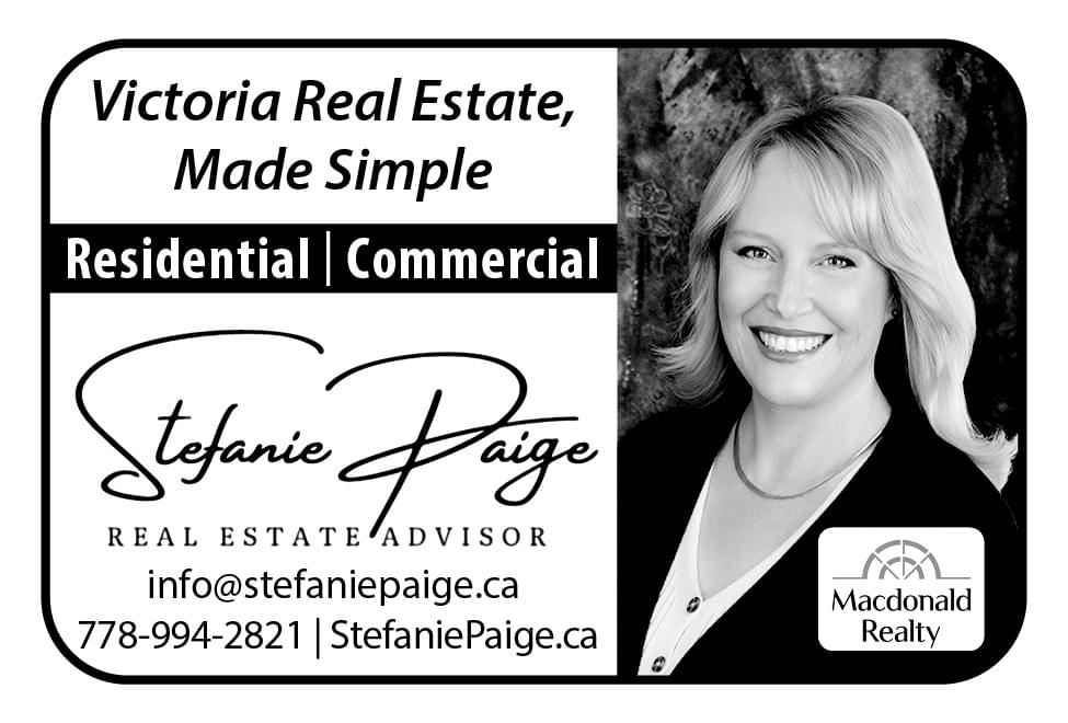 Stefanie Paige Real Estate Advisor Victoria BC Ad in Coffee News
