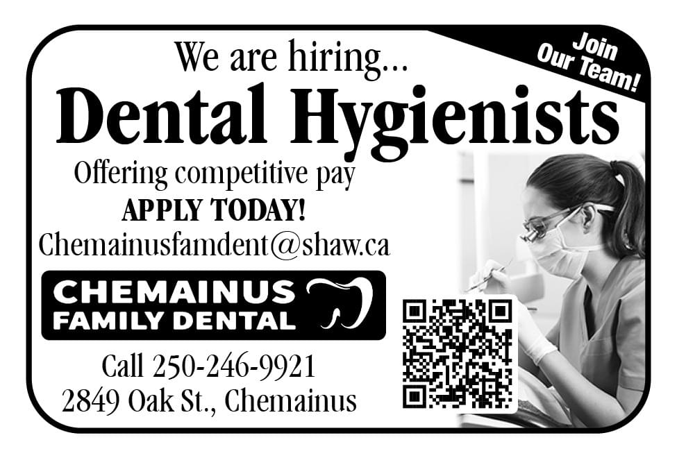 Chemainus Dental Ad in Coffee News
