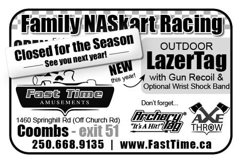Fast Time Amusements Ad in Coffee News