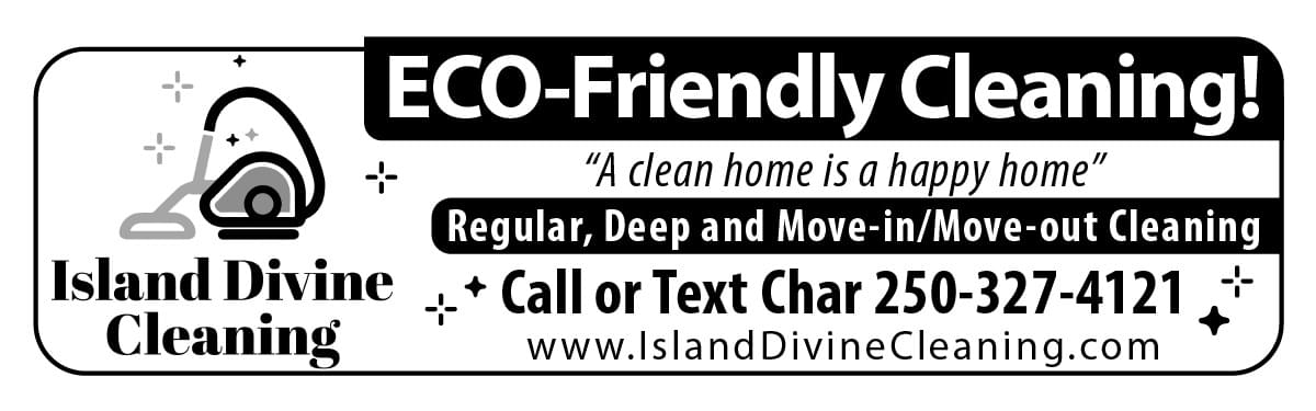 Island Divine Cleaning Nanaimo BC Ad in Coffee News
