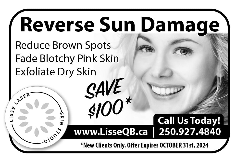 Lisse Laser & Skin Studio Qualicum Beach ad in Coffee News