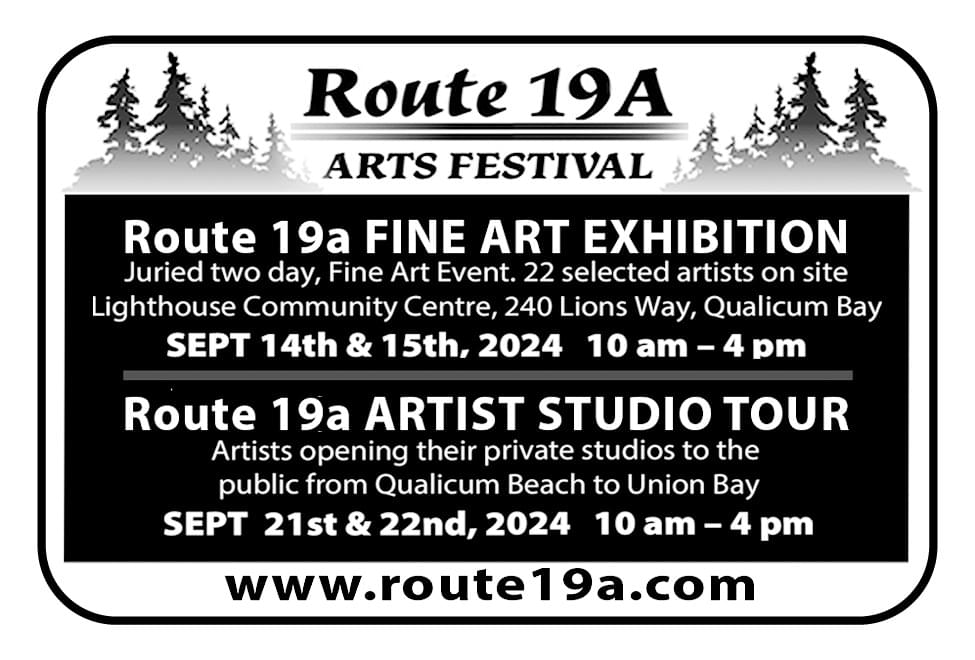 Route 19a Art Festival Ad in Coffee News 