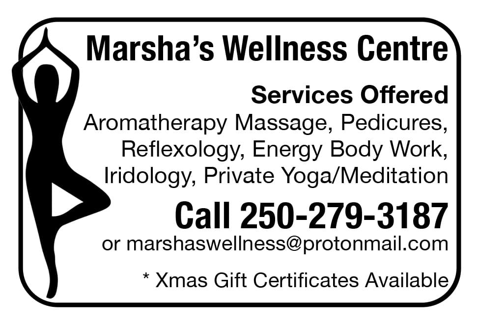 Marsha's Wellness Centre Ad in Coffee News