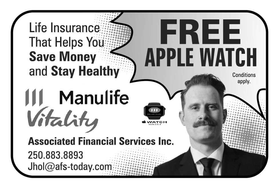 Manulife Vitality Free Apple Watch ad in Coffee News