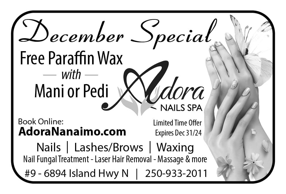 Adora Nails Spa Nanaimo Nails Lashes Brows Waxingad in Coffee News