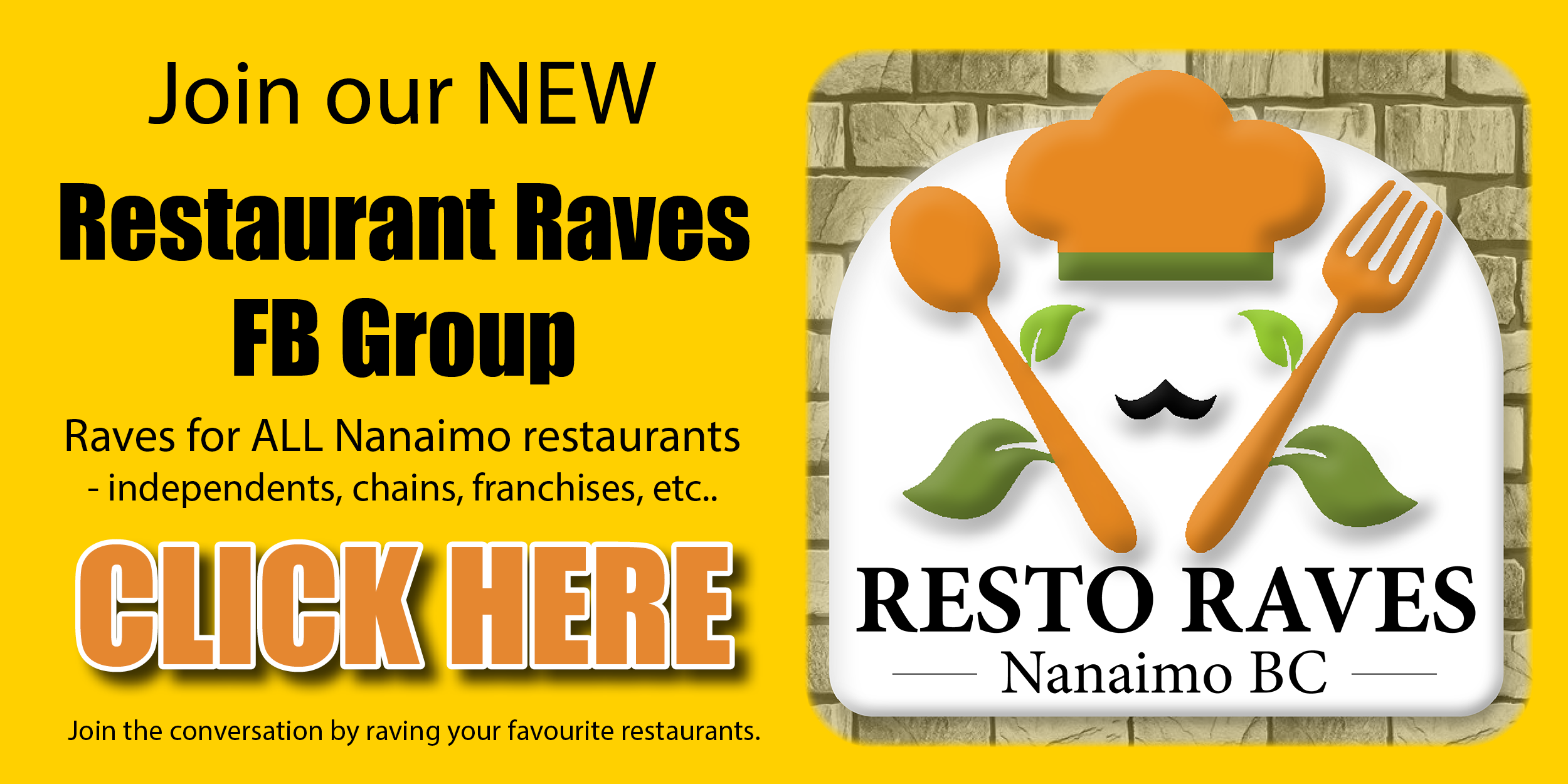 Resto Raves Nanaimo Banner