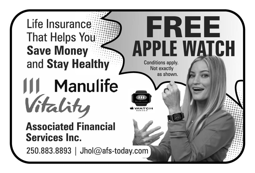 Manulife Vitality Free Apple Watch ad in Coffee News