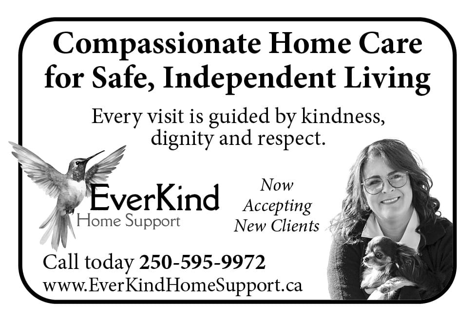 EverKind Home Support Victoria BC Ad in Coffee News 