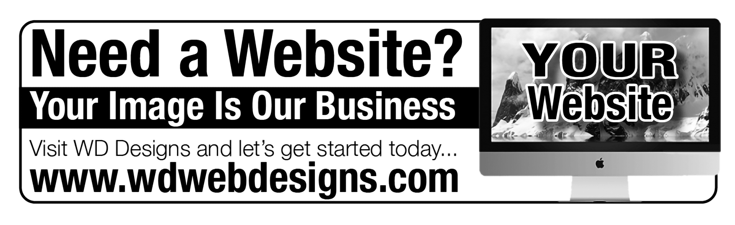 WD Web Designs ad in Coffee News 