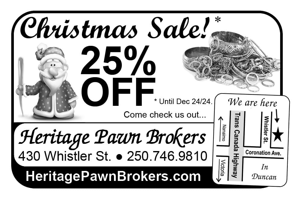 Heritage Pawn Brokers Ad in Coffee News