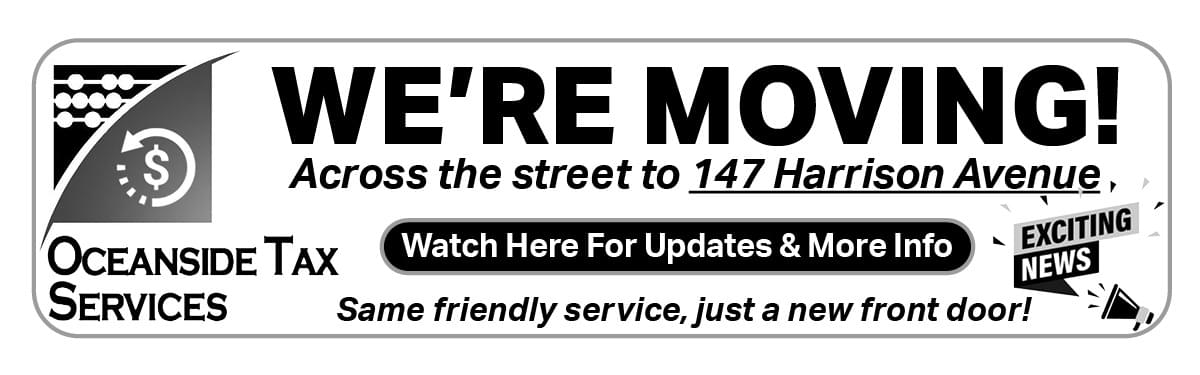 Oceanside Tax Services Sept 29 2025 Ad in Coffee News