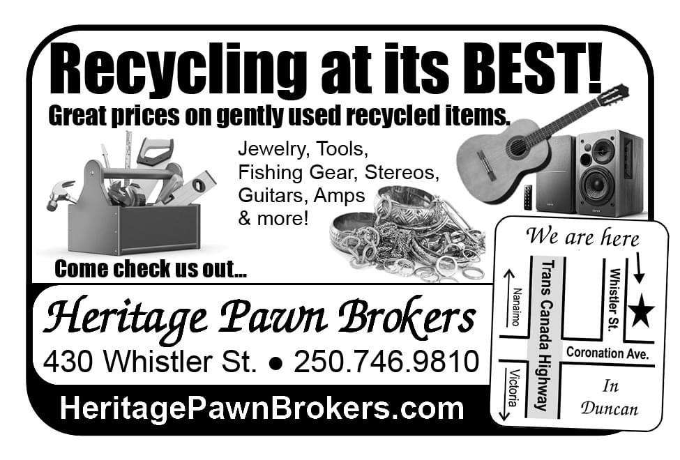 Heritage Pawn Brokers Ad in Coffee News
