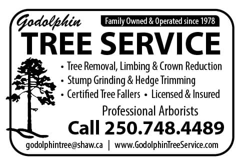 Godolphin Tree Service Ad in Coffee News