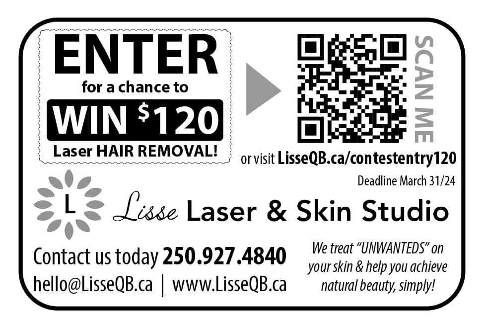 Lisse Laser & Skin Studio Qualicum Beach ad in Coffee News