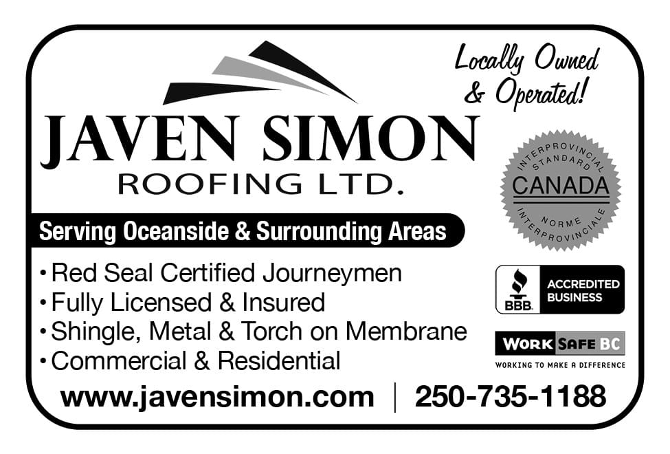 Javen Simon Roofing Ltd ad in Coffee News