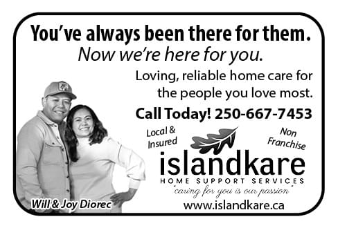 IslandKare Home Support Service Nanaimo Parksville Qualicum July 2024 Ad in Coffee News