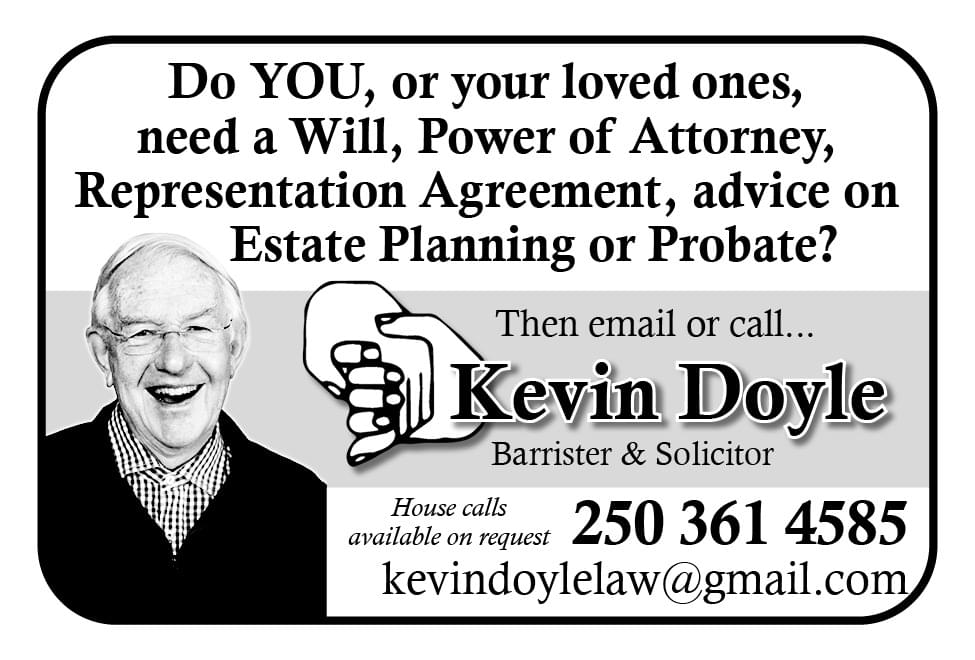 Kevin Doyle Law Ad in Coffee News