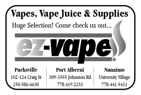 ez-vape Parksville Ad in Coffee Newsin Coffee News